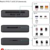 Memory Card Reader, BENFEI 4in1 USB 3.0 and USB-C to SD Micro SD MS CF Card Reader Adapter, 4 Cards Simultaneously Read and Write, Compatible with iPhone 15 Series, MacBook Pro/Air 2023, and More - Image 3
