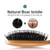MR.GREEN Boar Bristle Hair Brush Natural Beech Comb Hairbrush for Curly Thick Long Dry Wet Hair Detangler Massage Brushes Women - Image 2