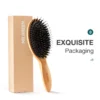 MR.GREEN Boar Bristle Hair Brush Natural Beech Comb Hairbrush for Curly Thick Long Dry Wet Hair Detangler Massage Brushes Women - Image 5