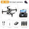 8k Pixels 4k Hd Dual Camera Rc Airplane 360 °  Laser Obstacle Avoidance Brushless GPS Rc Drone Mini UAV Kid Gift Toys Helicopter - Image 7