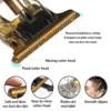 2023 Hot Sale Hair Cutting Machine Barber For Men Professional Hair Trimmer Wireless Electric Hair Clipper Men Beard Shaver - Image 6