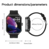 Smart Watch And TWS Earphones Upgraded 2-in-1 2.01inch Full Touch Screen Display, Message, Compatible With IPhone/Android Phones - Image 2