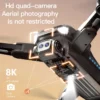 8k Pixels 4k Hd Dual Camera Rc Airplane 360 °  Laser Obstacle Avoidance Brushless GPS Rc Drone Mini UAV Kid Gift Toys Helicopter - Image 3