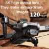 8k Pixels 4k Hd Dual Camera Rc Airplane 360 °  Laser Obstacle Avoidance Brushless GPS Rc Drone Mini UAV Kid Gift Toys Helicopter