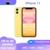 Apple iPhone 11 Original iOS Mobile Phone 6.1inch A13 Bionic 4GB RAM 64GB/128GB/256GB ROM Hexa Core 12MP NFC 4G LTE used phone