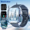 Blackview 1.85” Full Touch HD Smartwatch Bluetooth Calling Smart Watch Voice Assistant with 100+ Sports Fitness Tracking