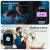 Blackview 1.85” Full Touch HD Smartwatch Bluetooth Calling Smart Watch Voice Assistant with 100+ Sports Fitness Tracking - Image 3